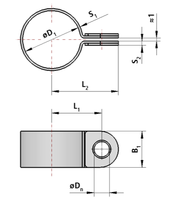 Schelle nach DIN 3016-1-B1