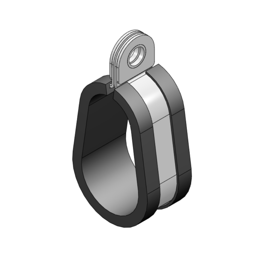 Halterungsschelle Form E2 DIN 3016-1