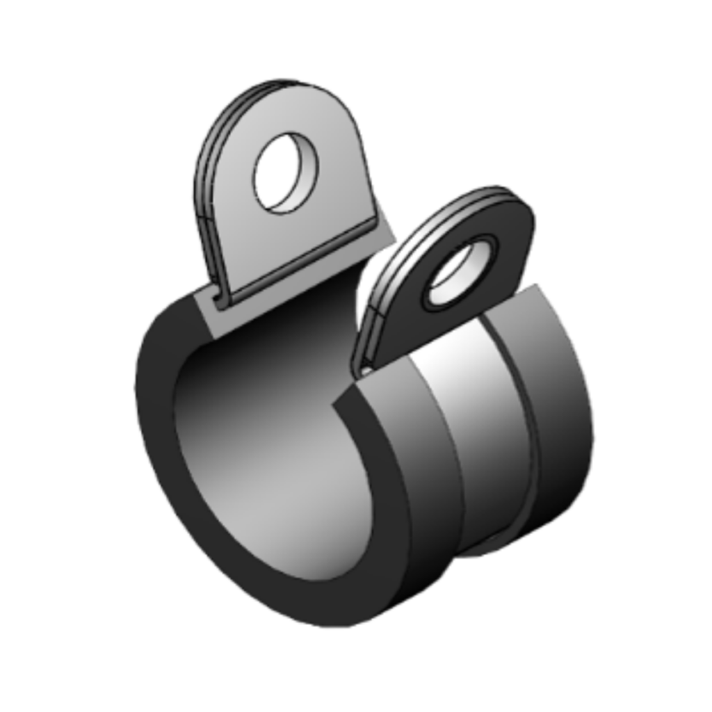 Halterungsschelle Form E1 DIN 3016-1