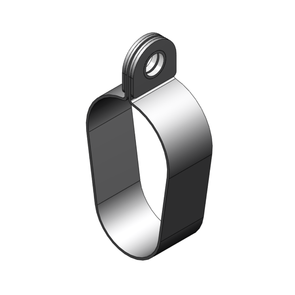 Halterungsschelle Form B2 DIN 3016-1