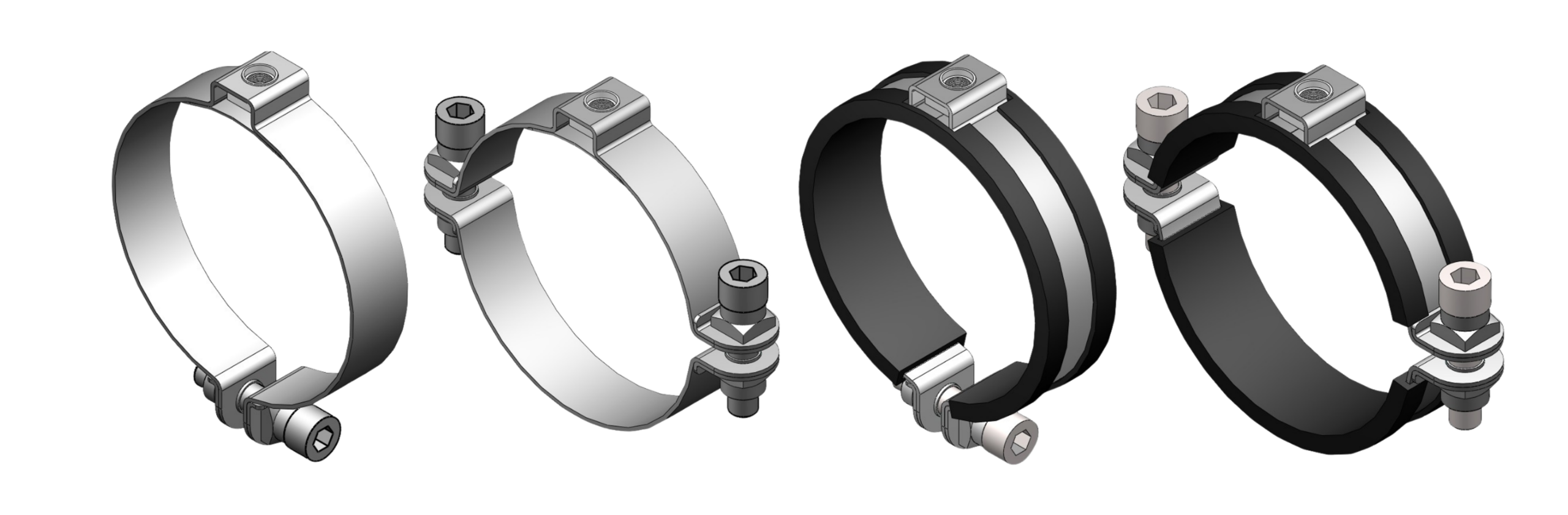 Rohrhalterungsschellen RHS-G mit Anschlussmutter